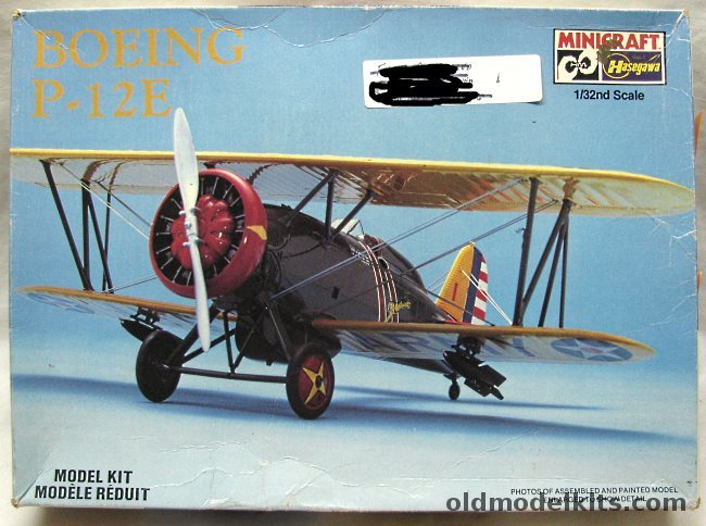 Hasegawa 1/32 Boeing P-12E, 1061 plastic model kit